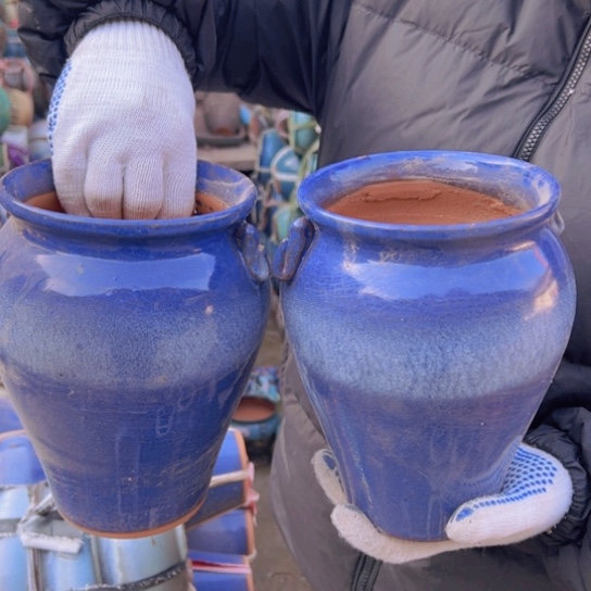 紫砂花盆高21口15—————-