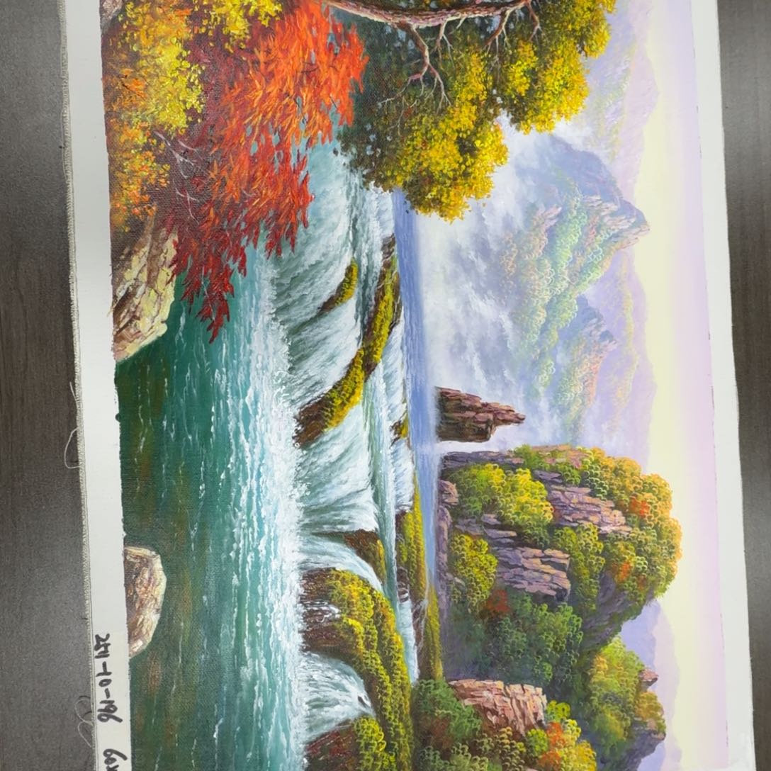 油画加油加油努力加油努力