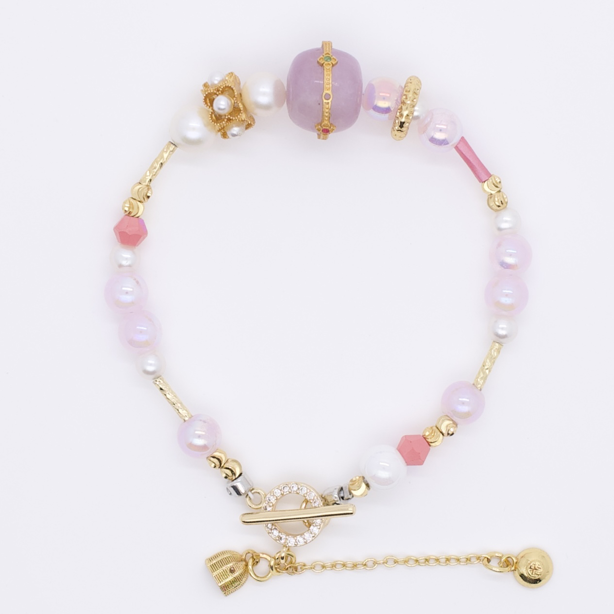 铜合金玻璃手链 王甜心手链作品《珍璃》王甜心监制荣誉出品