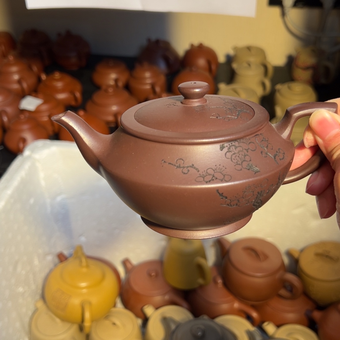 茶壶紫砂宜兴紫砂壶紫泥
