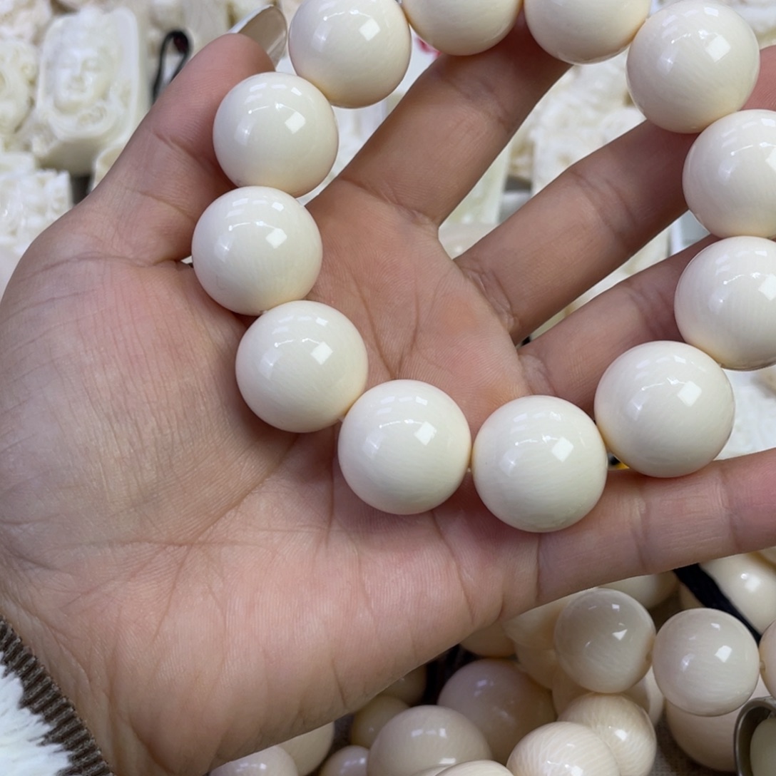 1***1新骨瓷猛犸2.0圆珠手串