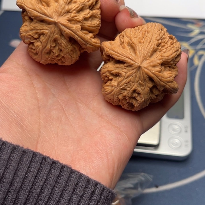 文玩核桃把件粗筋44