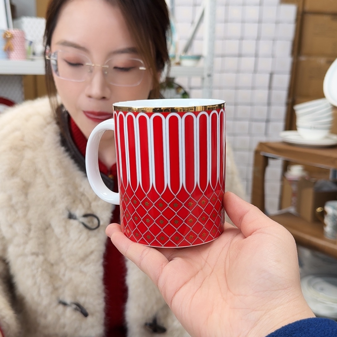 骨瓷马克杯400ml一个外贸骨瓷