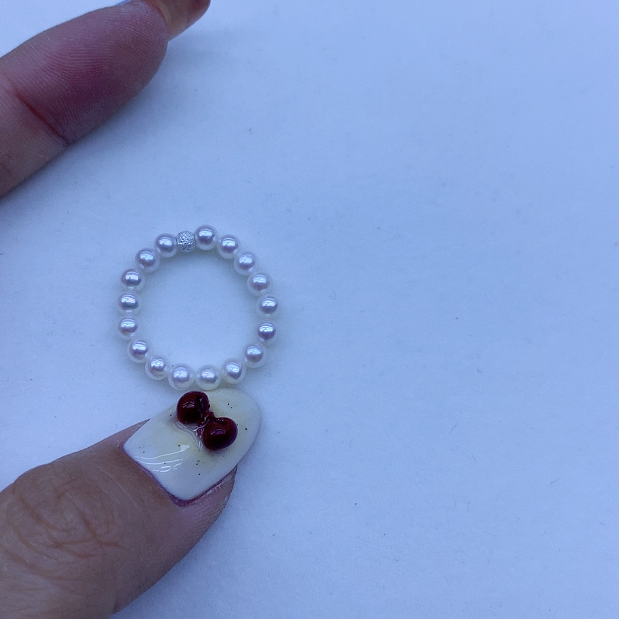 【闪购商品】淡水珍珠戒指银S925镶嵌