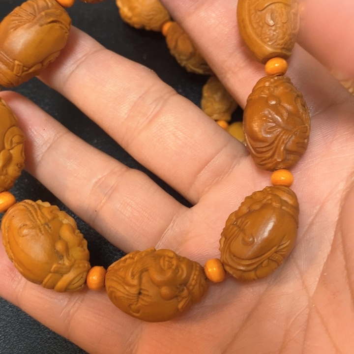 橄榄核手串/手链橄榄微瑕财神