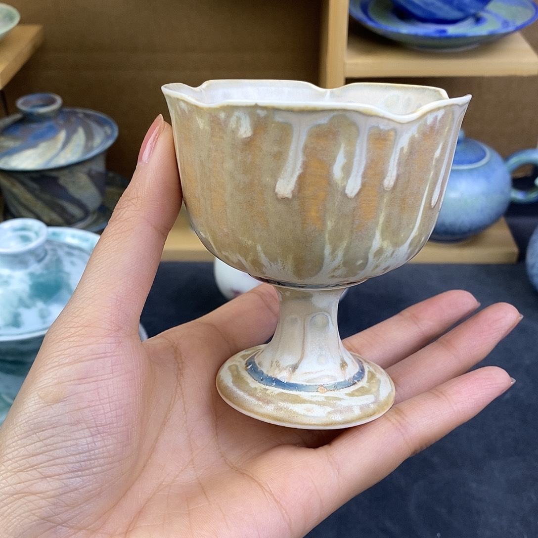 景德镇高温陶瓷高脚杯34