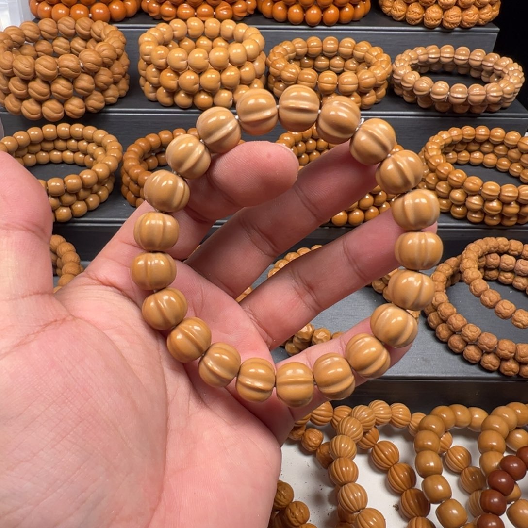 暴***！猴头核桃手串四花精品鲨鱼