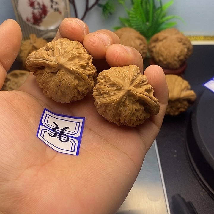 文玩核桃把件39宫灯