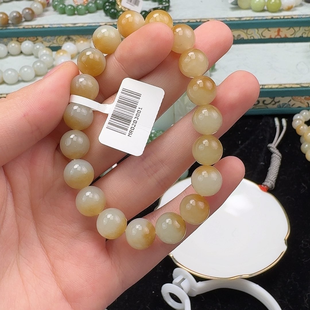 和田玉手串未镶嵌