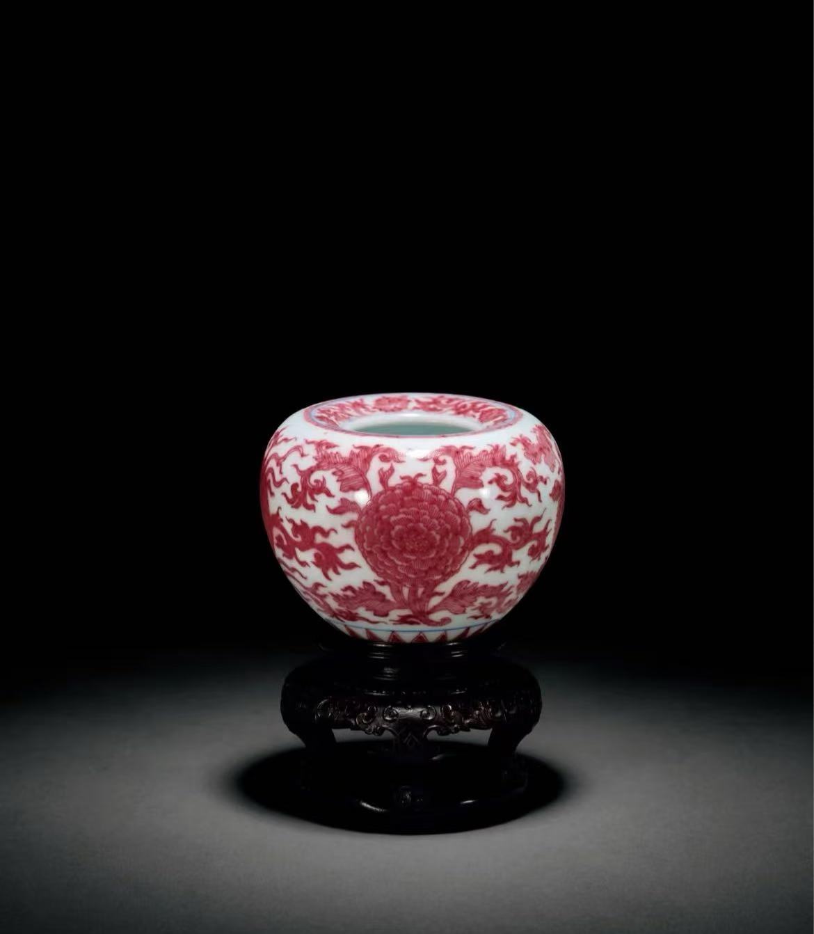 青花釉里红苹果尊（创意链接 问好再拍 ）