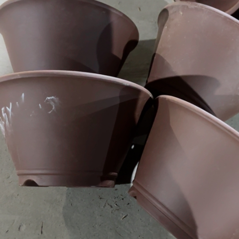 紫砂花盆100-4。30.5-16.5