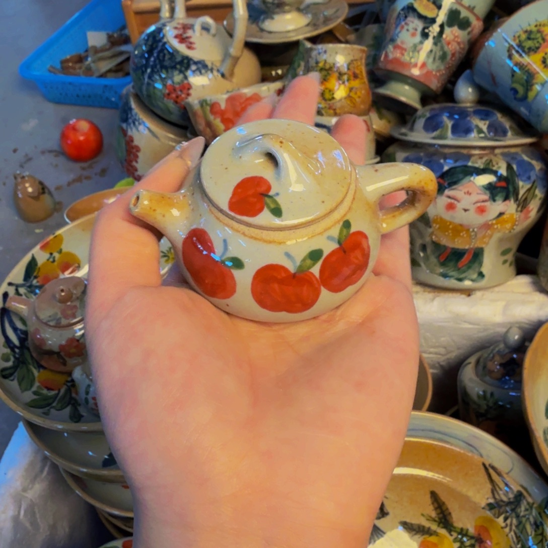 瓷片景德镇陶瓷手工手绘