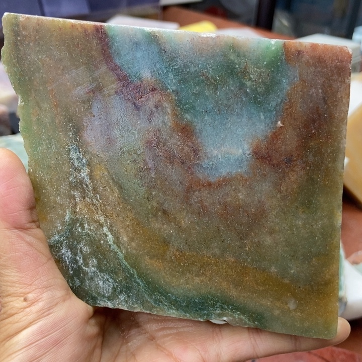 未镶嵌手镯石英岩玉海洋精灵