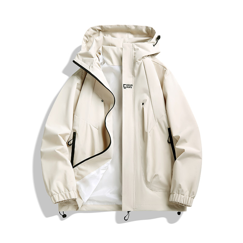 保罗春秋男女同款时尚潮流户外宽松外套情侣时尚百搭夹克745