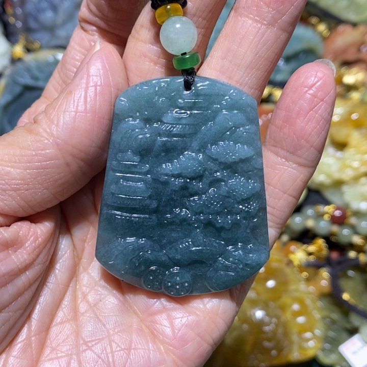 岫玉岫玉吊坠未镶嵌