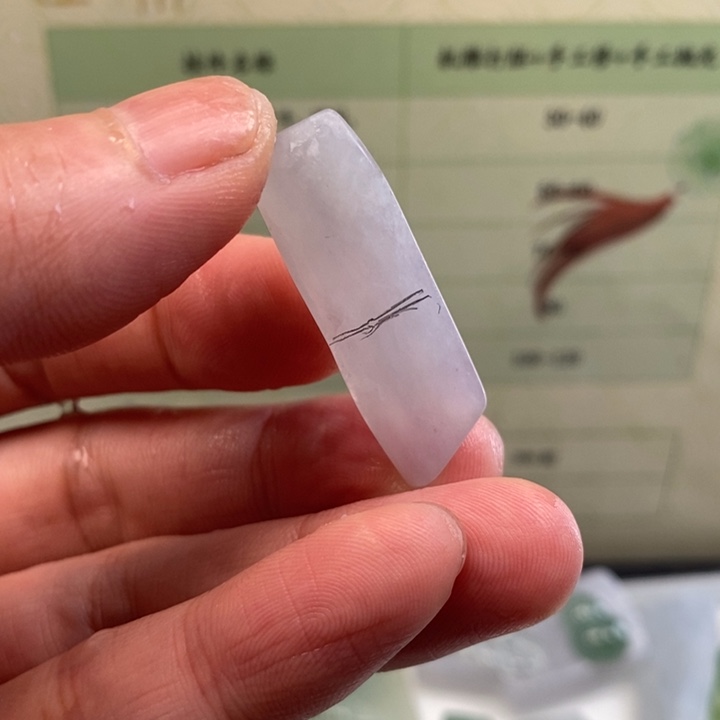 颈饰未镶嵌翡翠缅甸翡翠A货边角