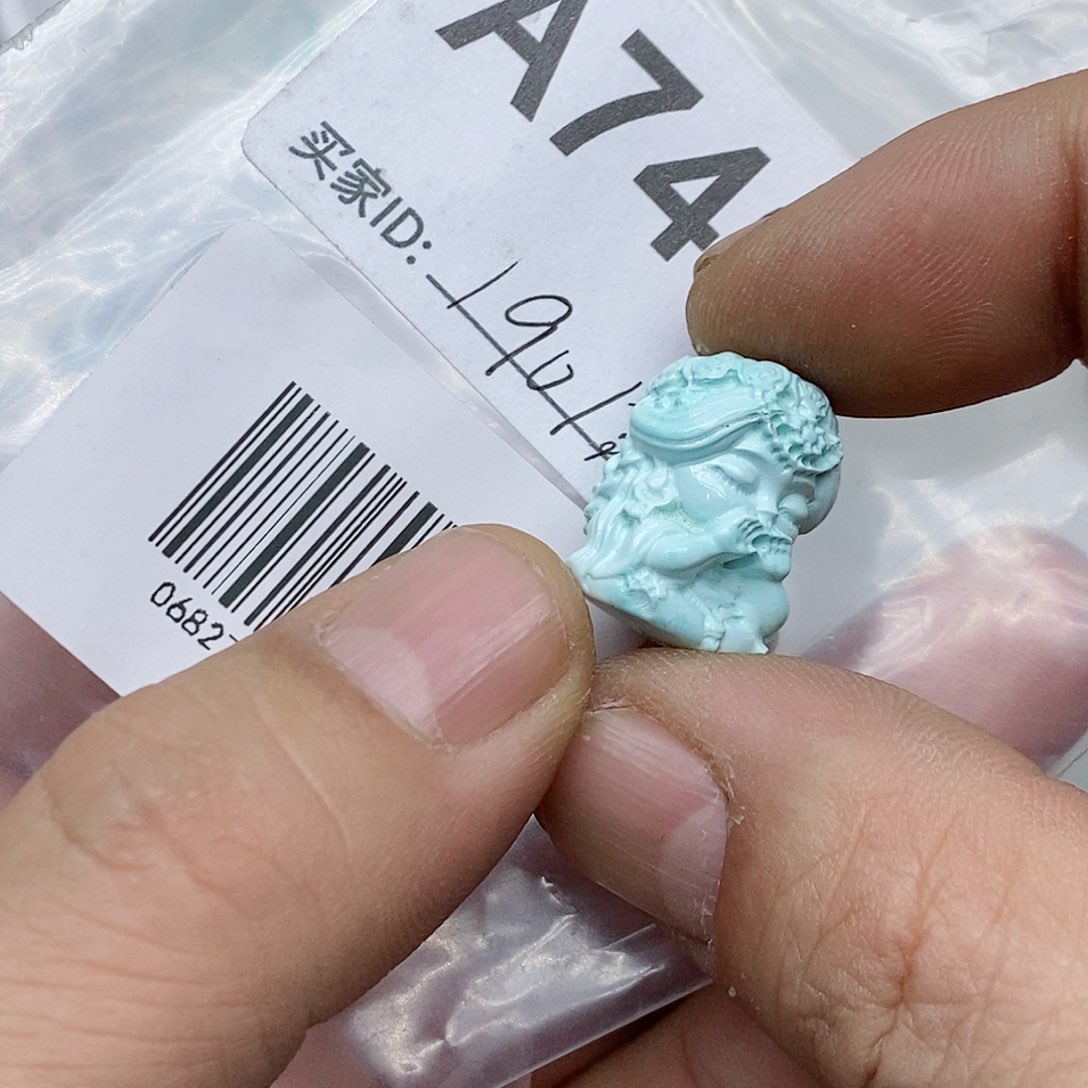 绿松石珠宝奇石未镶嵌