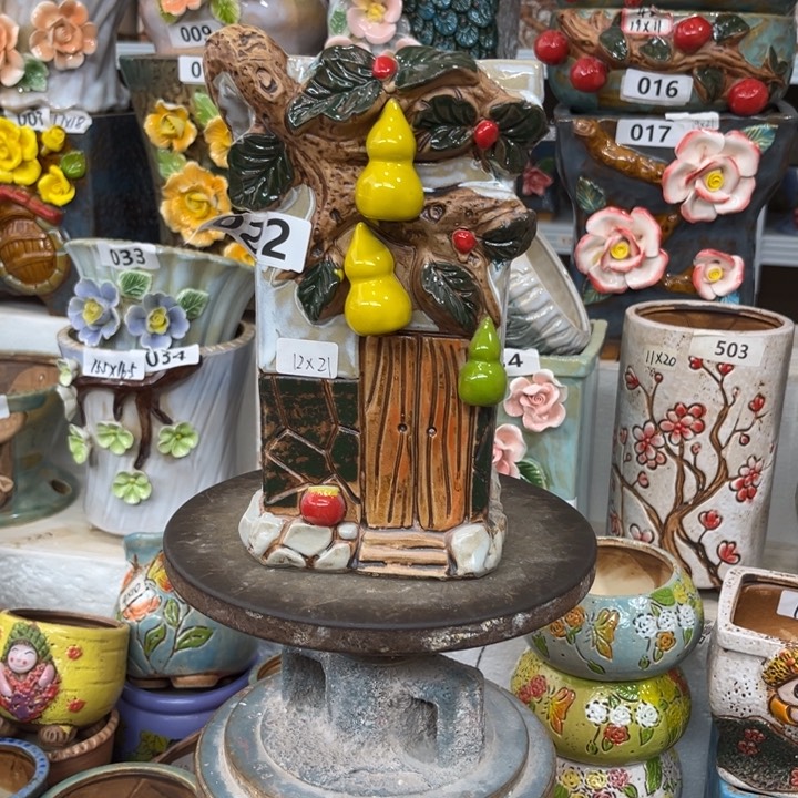 紫砂花盆粗陶材质多肉花盆