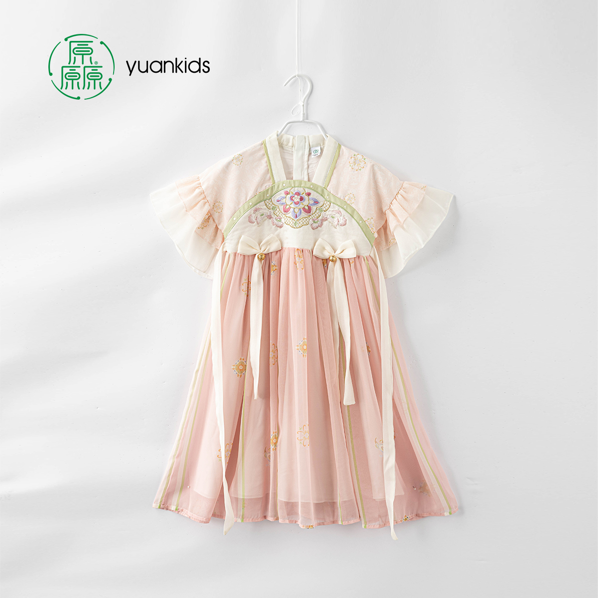 厵汉服女童夏襦裙薄款连衣裙古风古装裙子演出服Y5230479001