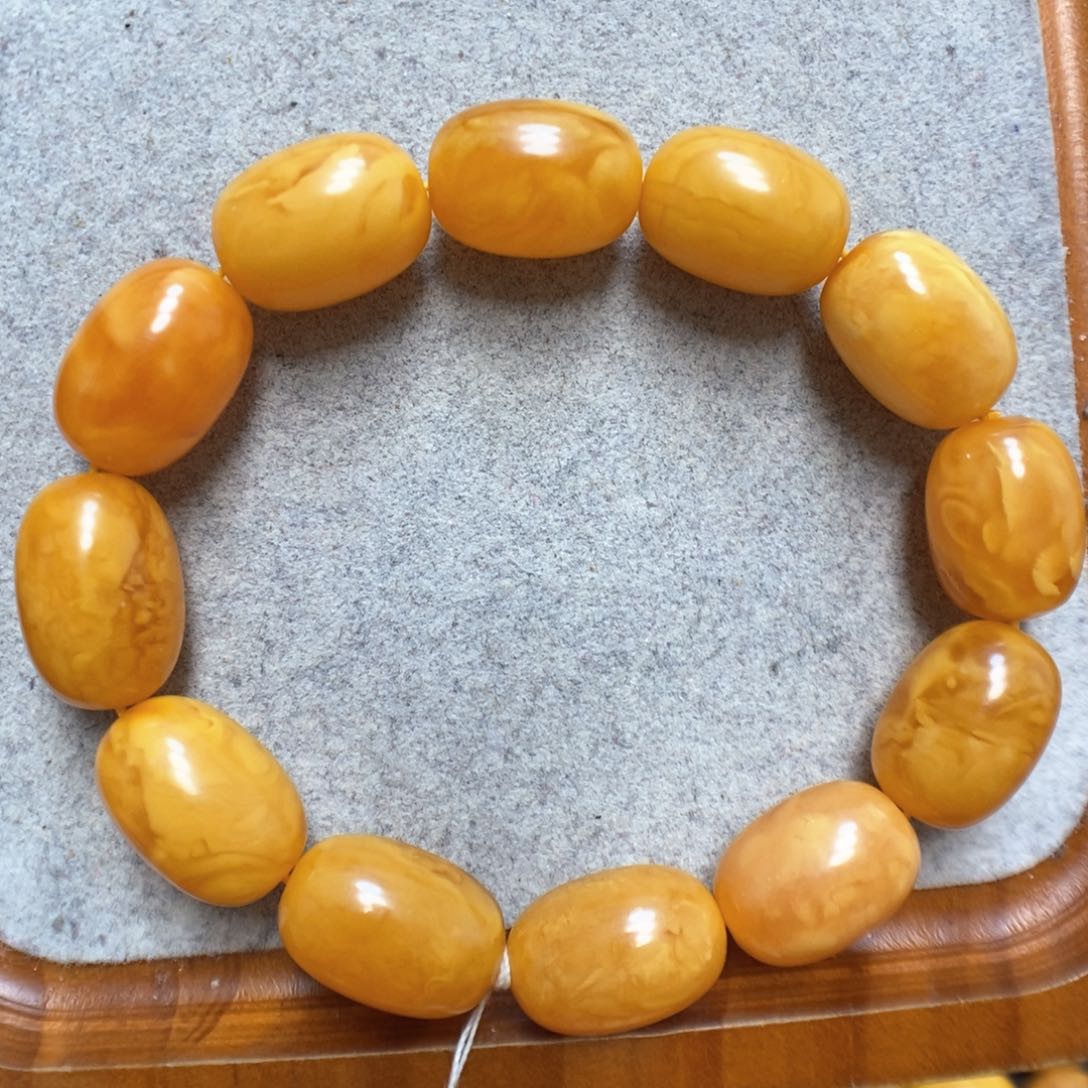 蜜蜡手串未镶嵌蜜蜡