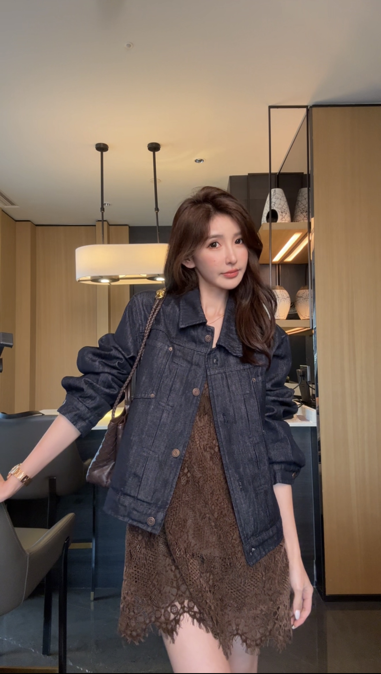 复古原牛短款牛仔外套SY1667