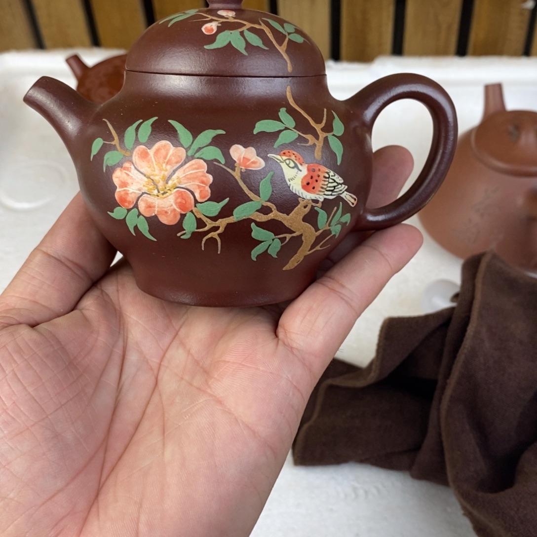 茶壶紫砂宜兴紫砂壶qq180cc