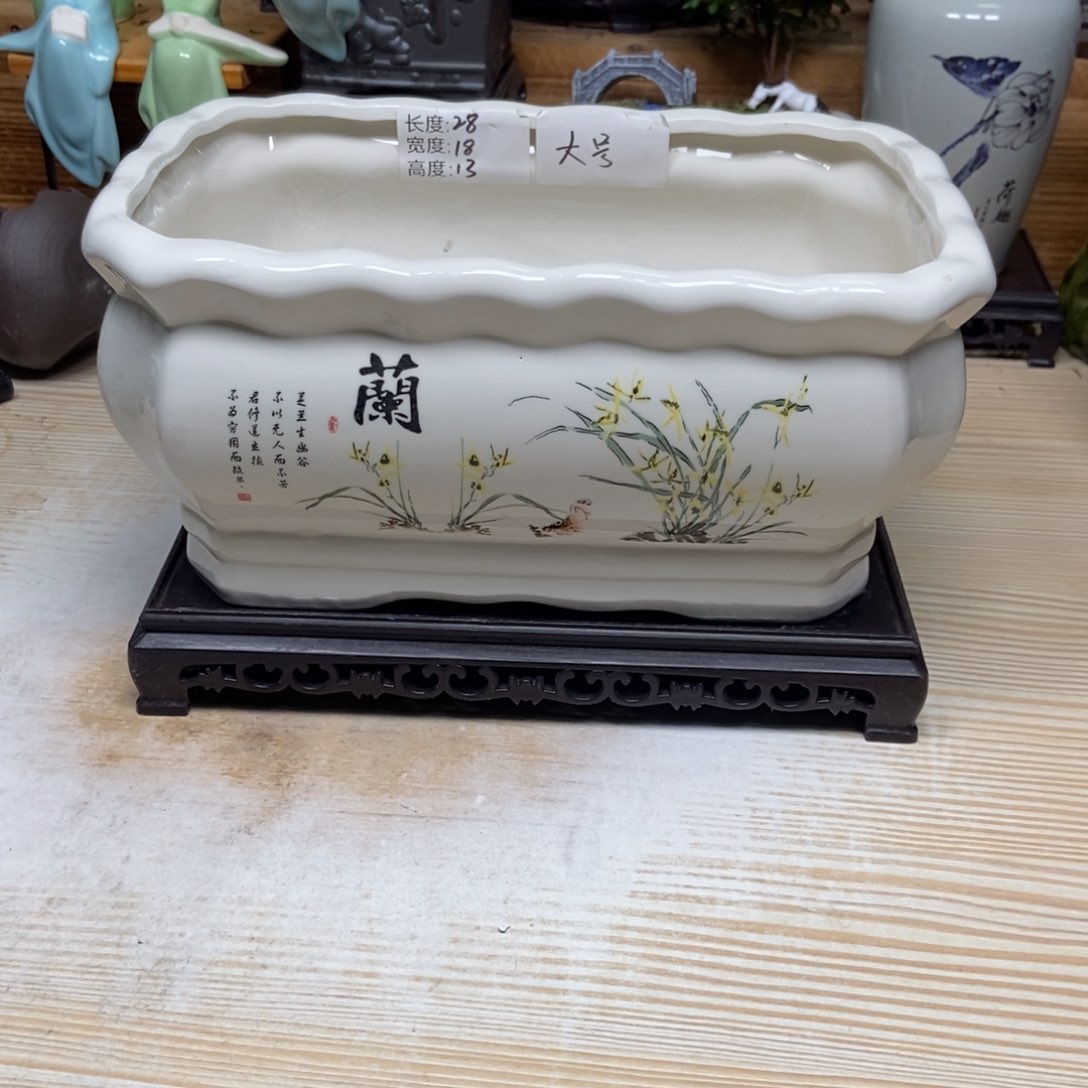 瓷片陶瓷花盆陶瓷艺术