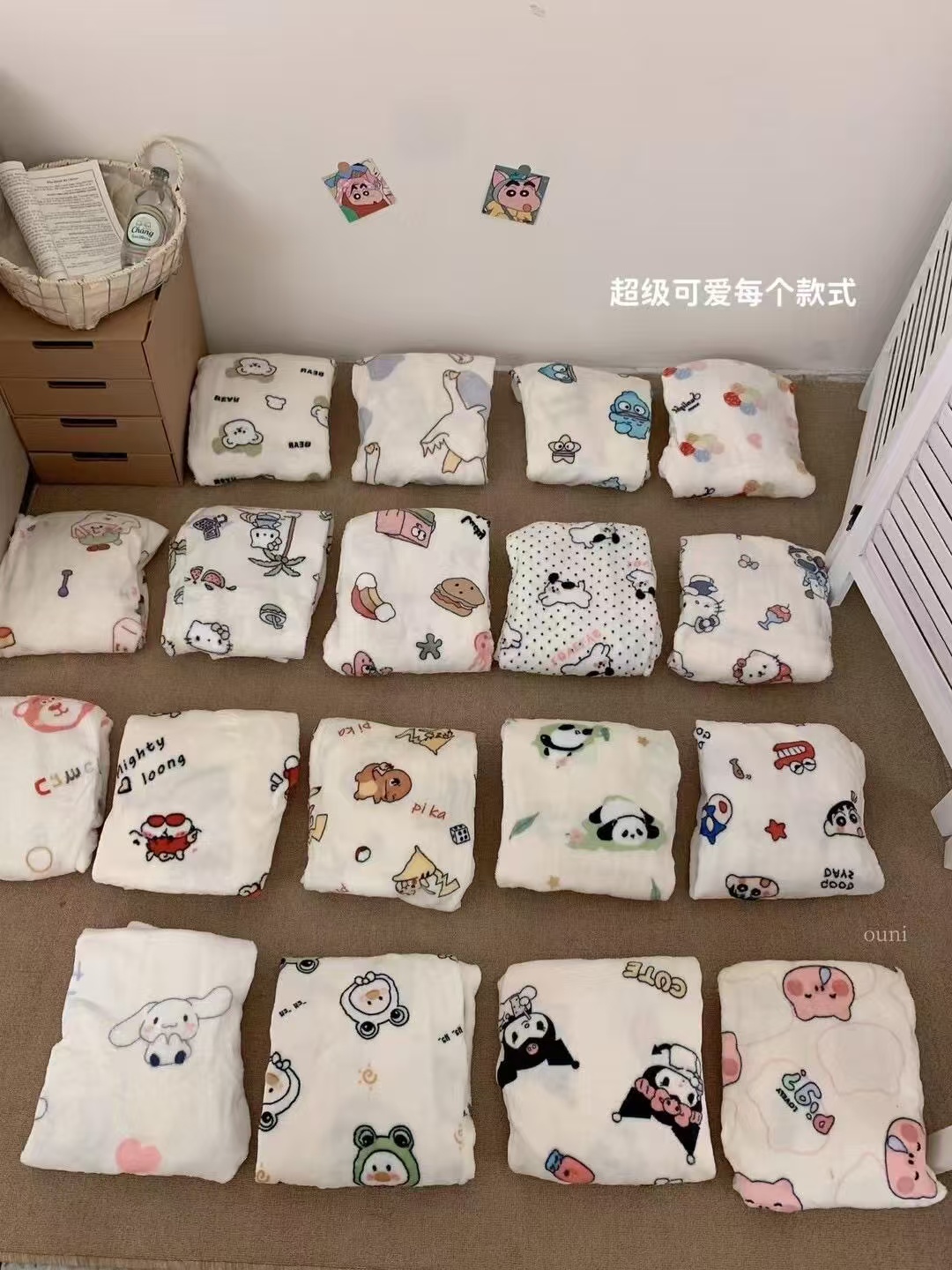 情侣秋冬加绒甜美卡通法兰绒网红睡裤女珊瑚绒保暖休闲居家遛弯裤