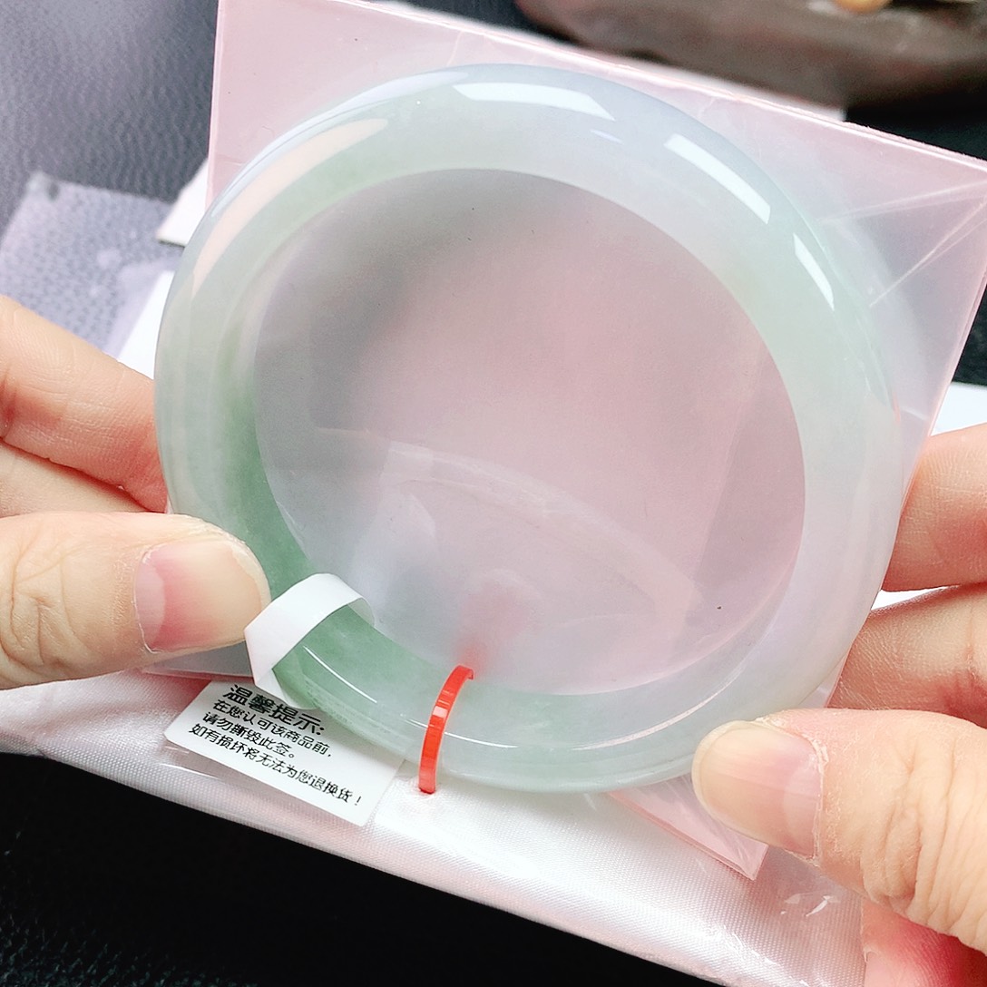 未镶嵌手镯翡翠63冰