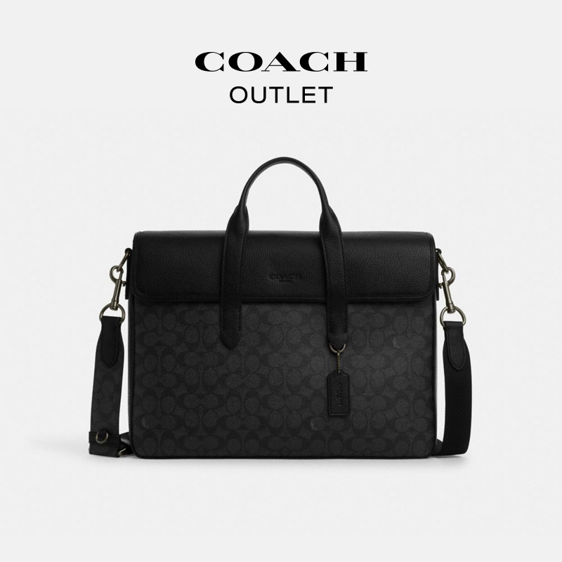 【骞挑万选】COACH/蔻驰奥莱 经典标志SULLIVAN纤巧型公文包