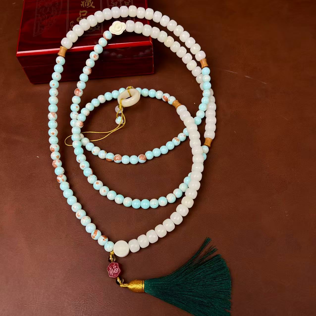白玉菩提挂链-LQ813