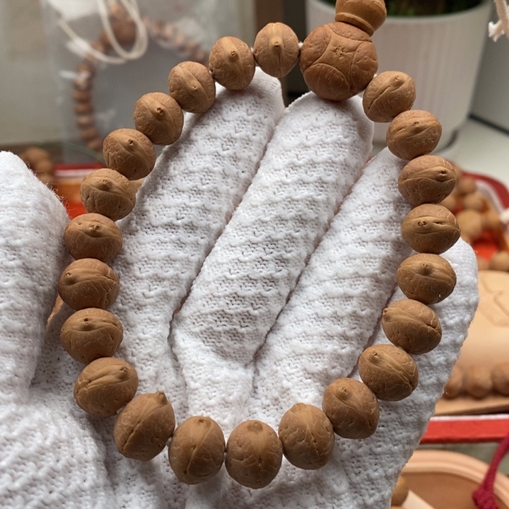 凤眼菩提手串@*你12同树实心飞碟