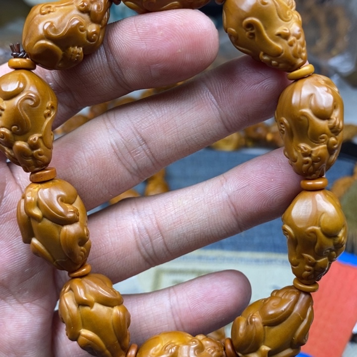 橄榄核手串/手链橄榄核雕工艺手串