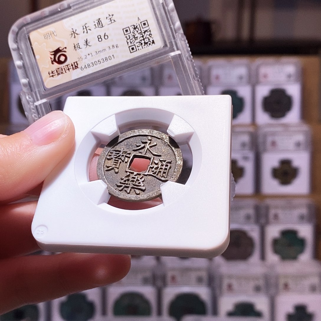 铜永乐背水表金，华夏86，3801