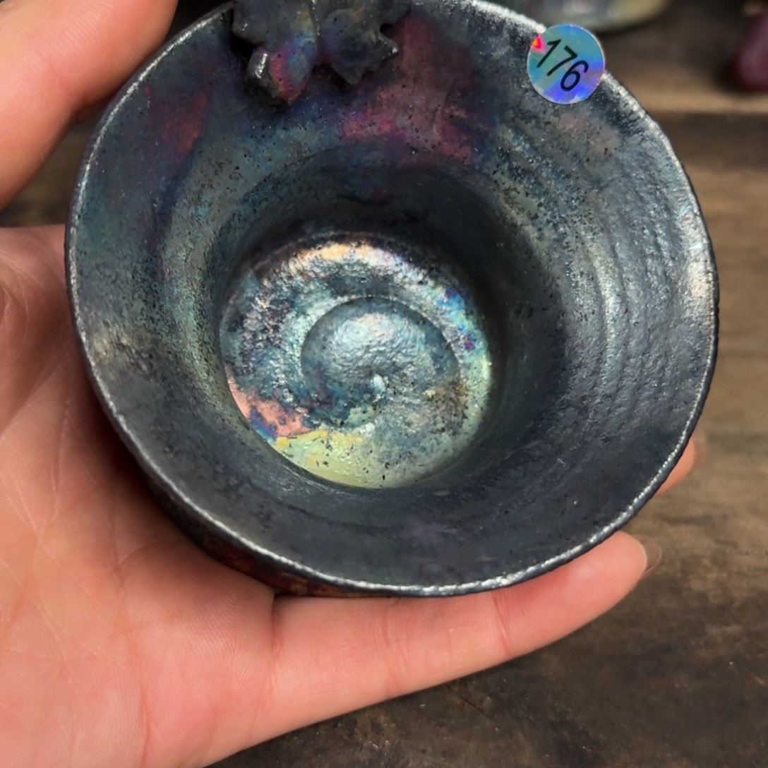 ****豆荥经明熙阁176号非遗手工蝴蝶杯1只