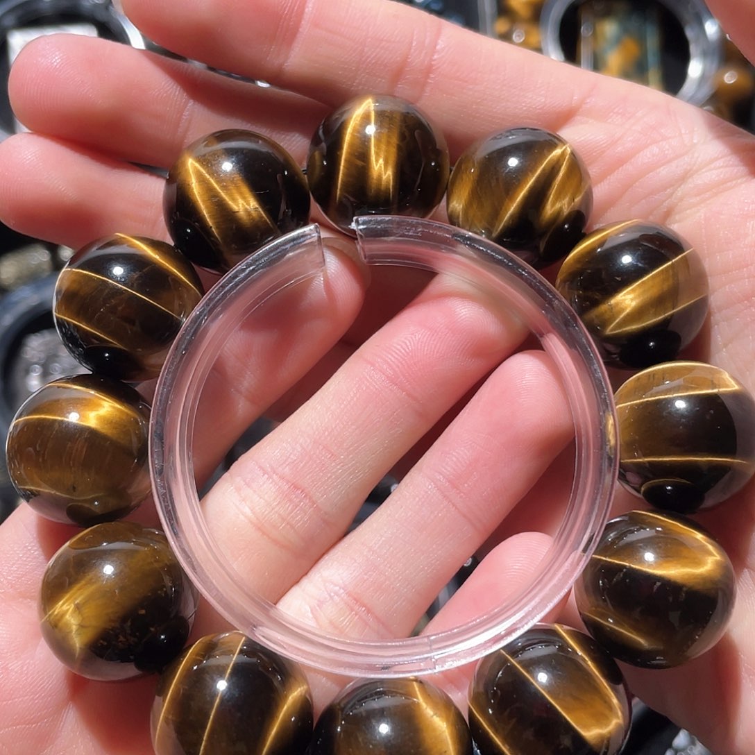 木变石（虎睛石）手链未镶嵌疯**心