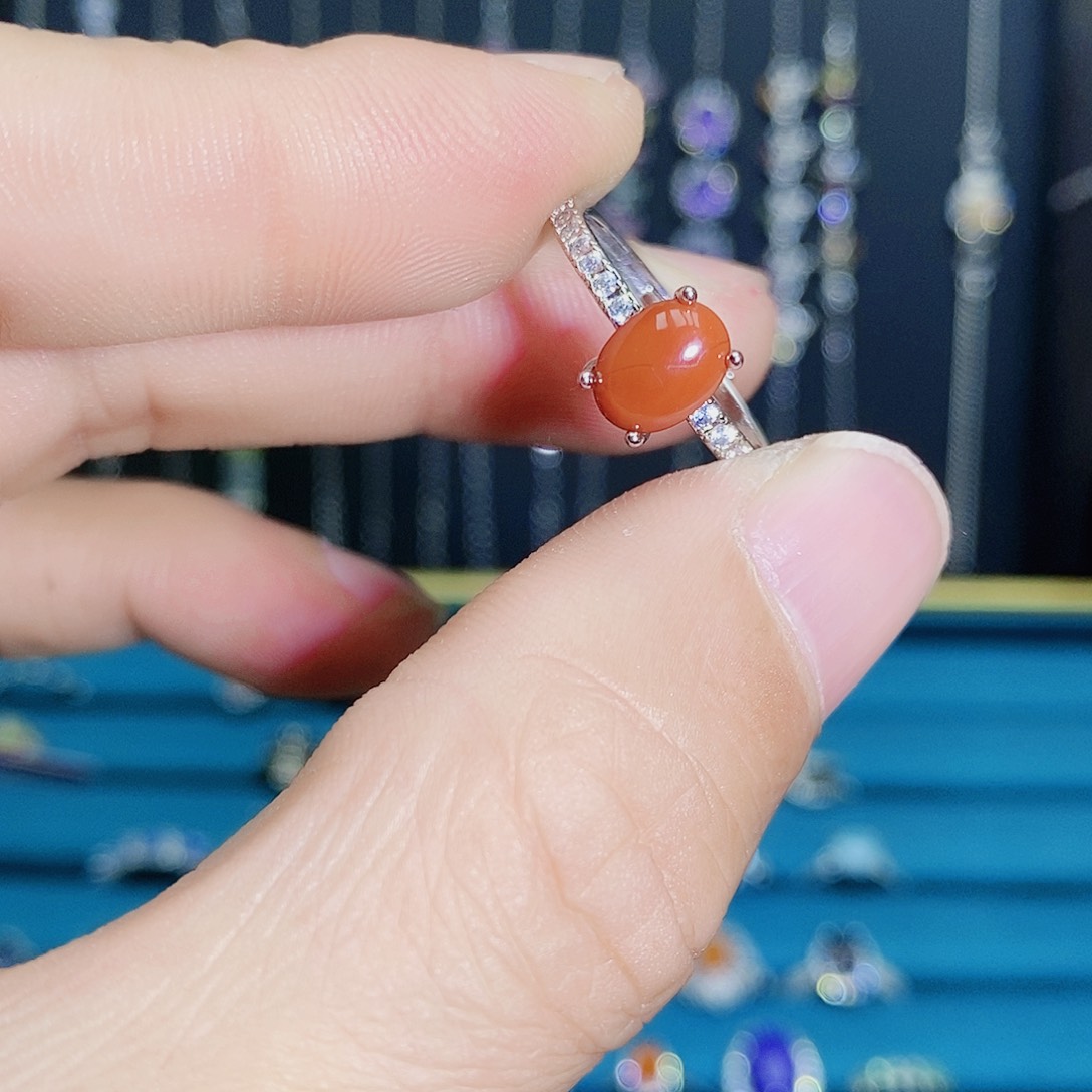 紫晶珠宝半成品银S925镶嵌