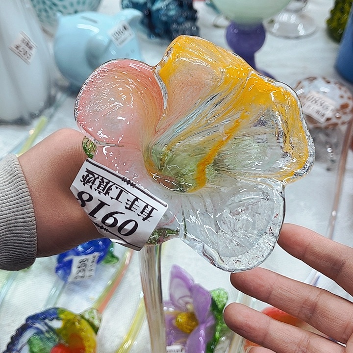 琉璃0918 家悦美居琉璃花瓶摆件