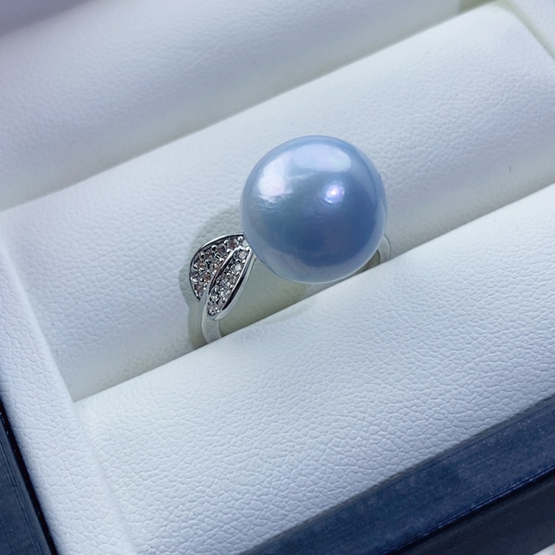 戒指合金淡水珍珠