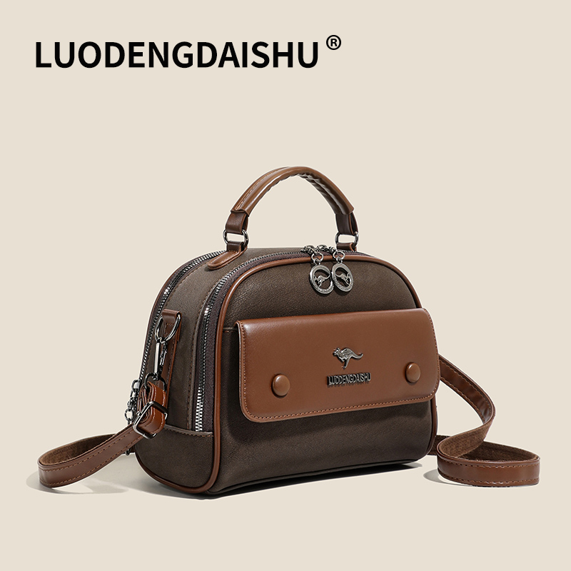 包包女2026新款复古手提包百搭高级洋气质感单肩斜挎包