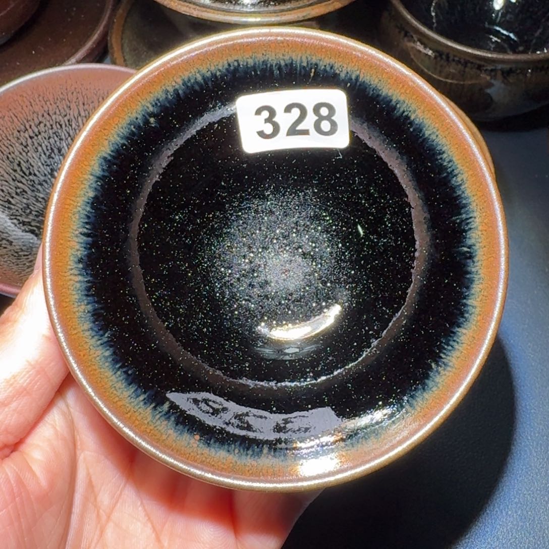 小雨茶盏手工柴烧，