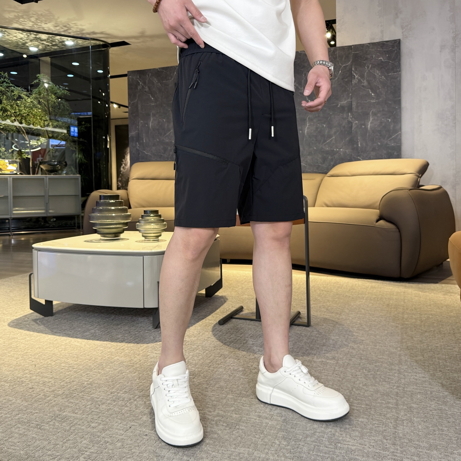 (石)1防晒短裤-新款6016无痕工艺太阳速干防晒短裤