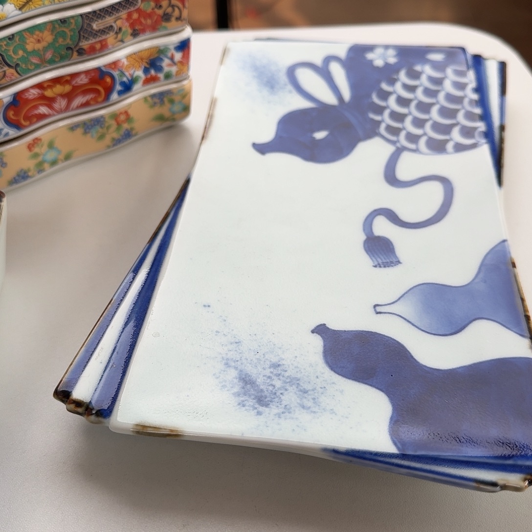 瓷片伊万里葫芦长盘