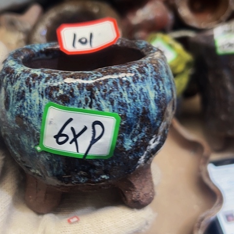 红陶粗陶花盆手工