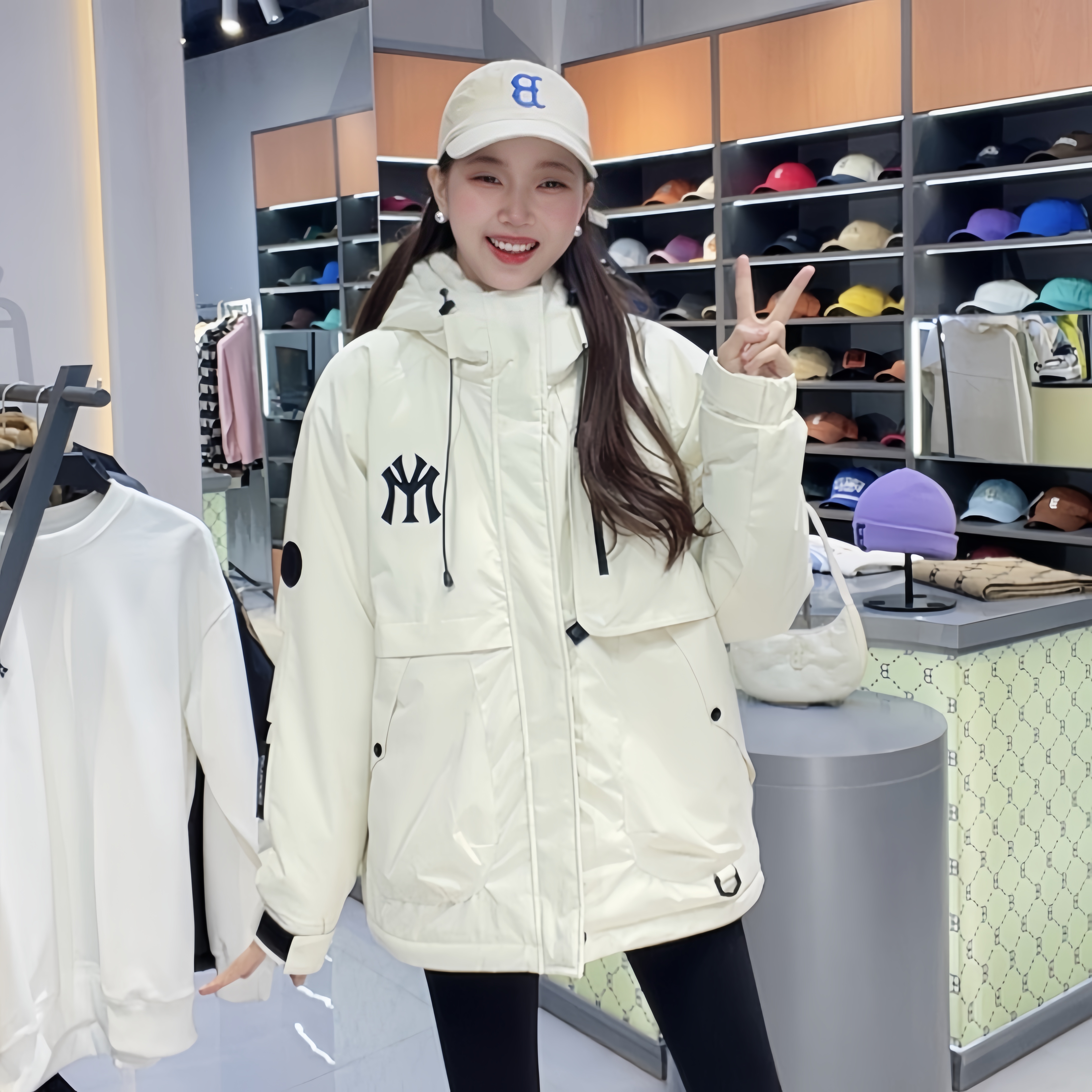 冬季棉服时尚百搭男款女款老花外套 217 柒柒