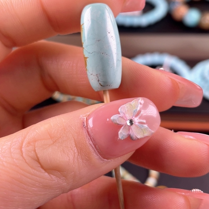 绿松石珠宝奇石未镶嵌