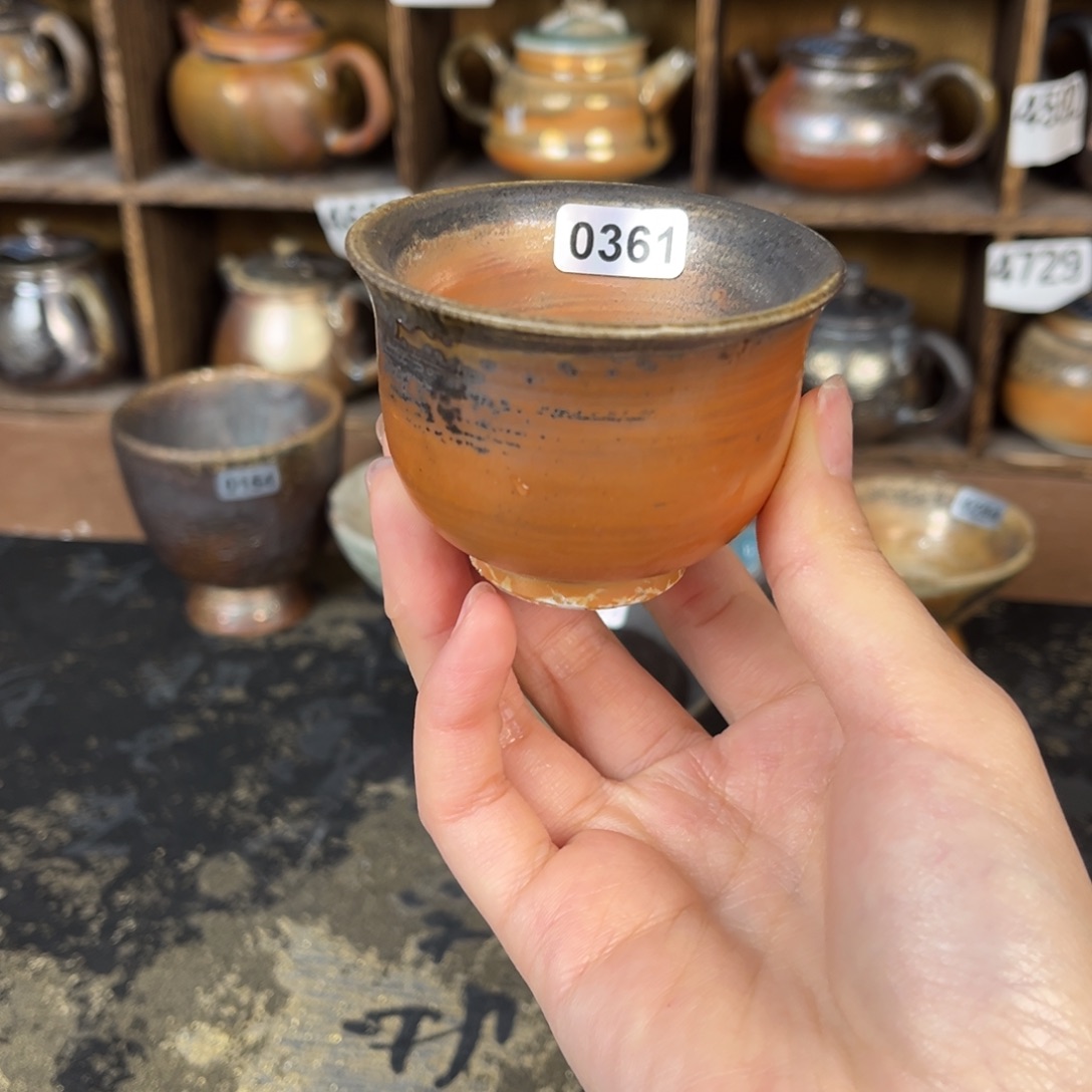 杯柴烧茶器主人杯杯