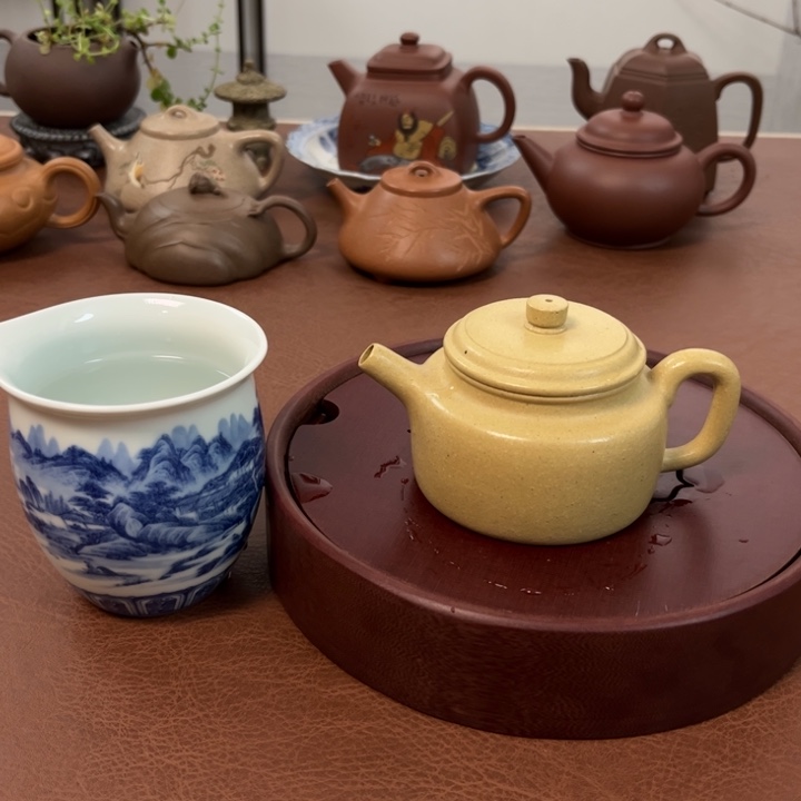 紫砂茶壶德钟本绿手工壶