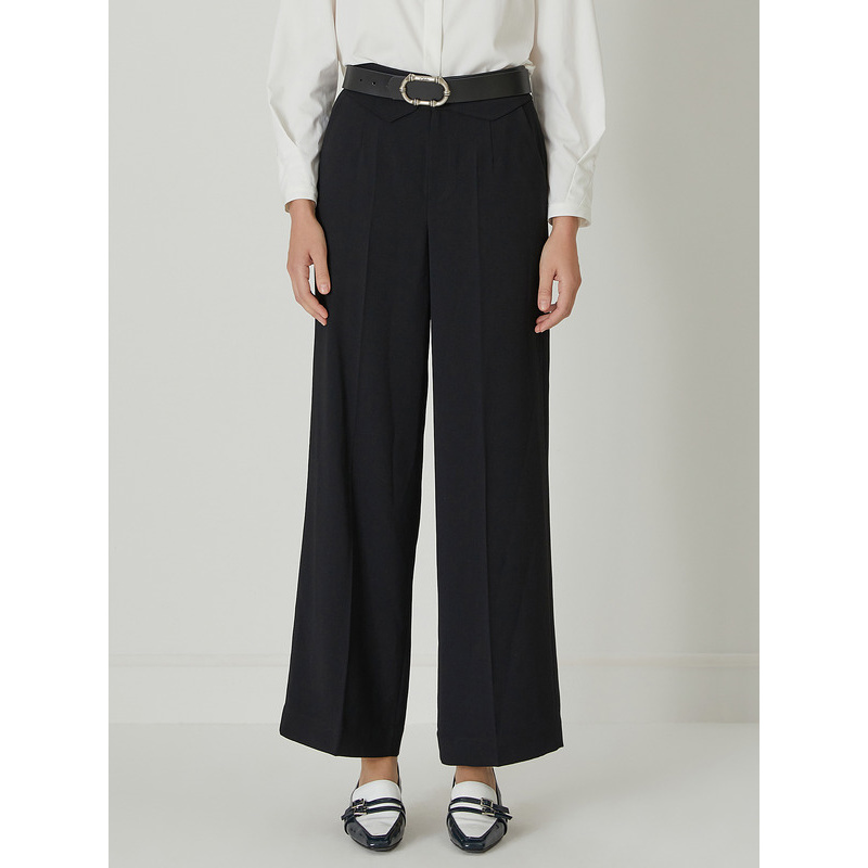 【小花】莱芙艾迪儿阔腿裤（女式休闲裤）1E1K78165