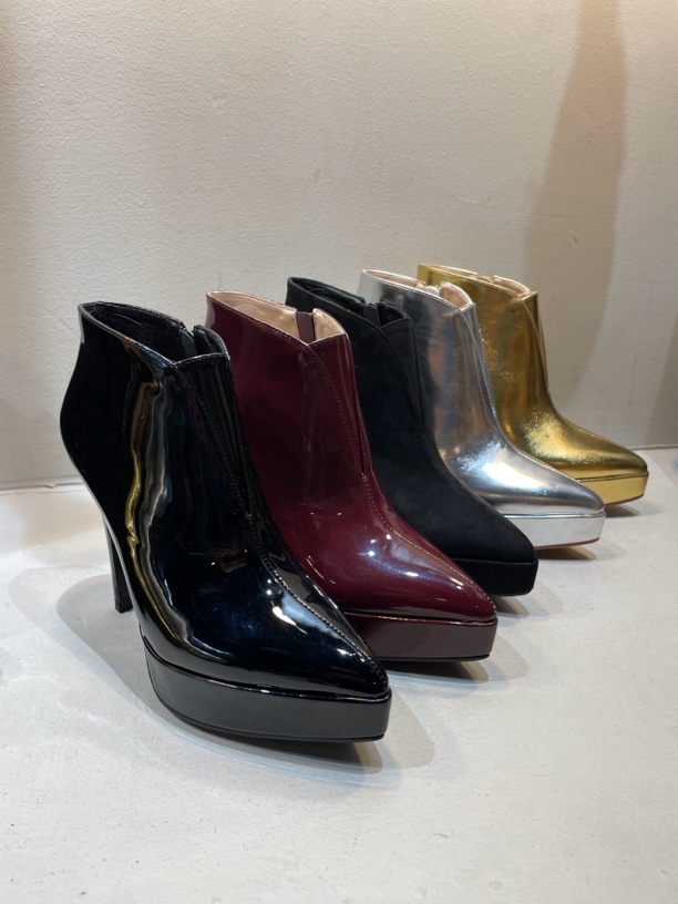 细跟高跟防水台小3寸时尚鞋尖头女士气质